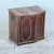 19th Century French Oak and Leather Log or Storage Box, 1890s For Sale - Image 3 of 11