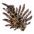 Vintage Modern Enamel on Copper Mounted on Quartz Base Tropical Lion Fish Sculpture For Sale
