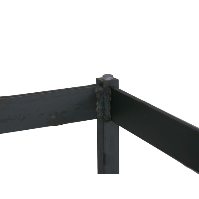 Modern Wrought Iron Accent Side Table by Charleston Chairish