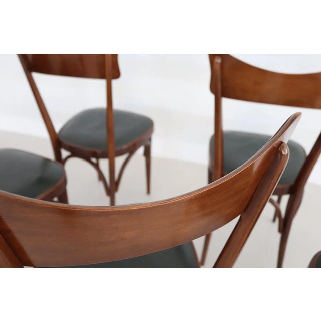 Midcentury Modern Italian Dining Chairs, 1950s, Set of 6 For Sale - Image 18 of 18