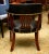 Wood Modern English Mahogany and Leather Captains Chair For Sale - Image 7 of 7
