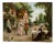 Andrée Perotti, Gallant Scene, 1920s, Oil on Canvas For Sale