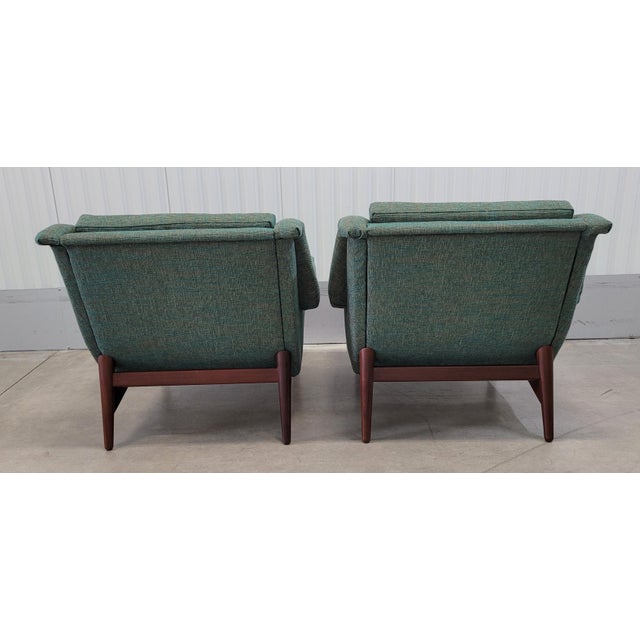 1960s Mid Century h.w Klein Lounge Chairs for Bramin-Pair For Sale - Image 5 of 18
