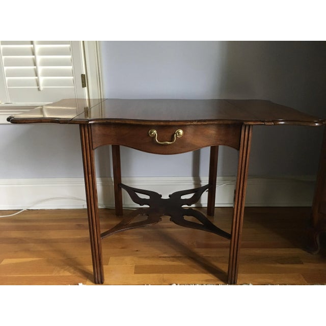 1970s 1970s Baker Drop Leaf Table For Sale - Image 5 of 12