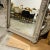 Elegant French Style Full-Length Floor Mirror in Bone Finish For Sale - Image 4 of 7