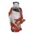 Porcelain Zhongli Quan Figurine Taoist Mythology Good Fortune Mid Century 4974b For Sale