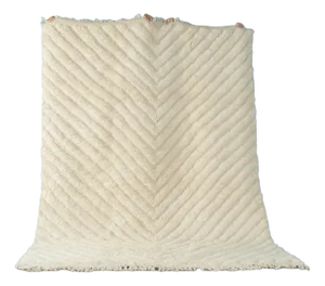 Decent Cream Berber Rug, 2010s