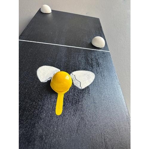 Vera Vizzi, Modular Domino, 2026, Mixed-Media and Foam-Clay on Black Wood For Sale - Image 4 of 9