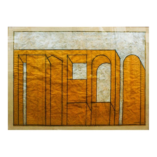 La Dimora delle Cose - Original Mixed Media - 1980 1980 For Sale