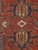 Red Vintage Shabby Chic Red Area Rug 7'4 X 10'8 For Sale - Image 8 of 8