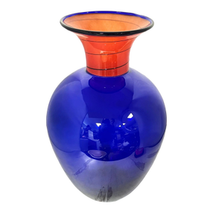 1970s Large b.a.g. Barovier & Toso Murano Art Glass Vase