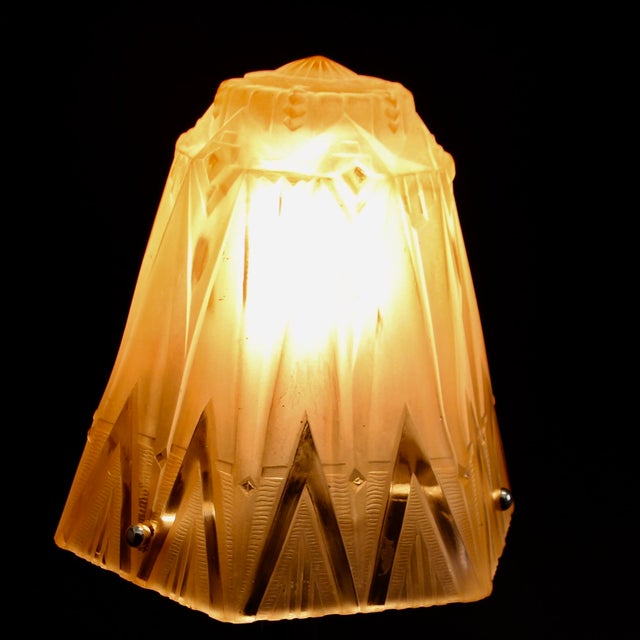 Vintage French Table Lamp from Muller Frères, 1930s For Sale - Image 3 of 14