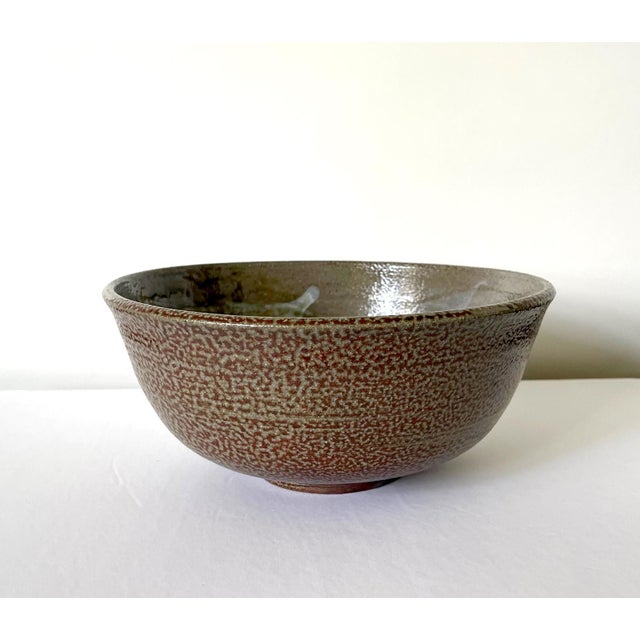 Large Ceramic Bowl with Salt Glaze by Toshiko Takaezu For Sale In Atlanta - Image 6 of 13