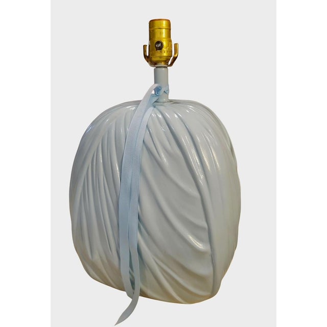 A wonderful completley customized vintage plaster draped table lamp in the manner of John Dickinson. I decided to give...