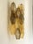 2020s Contemporary Amber and Fumè “Poliedri” Murano Glass Wall Sconce in Venini Style For Sale - Image 5 of 7