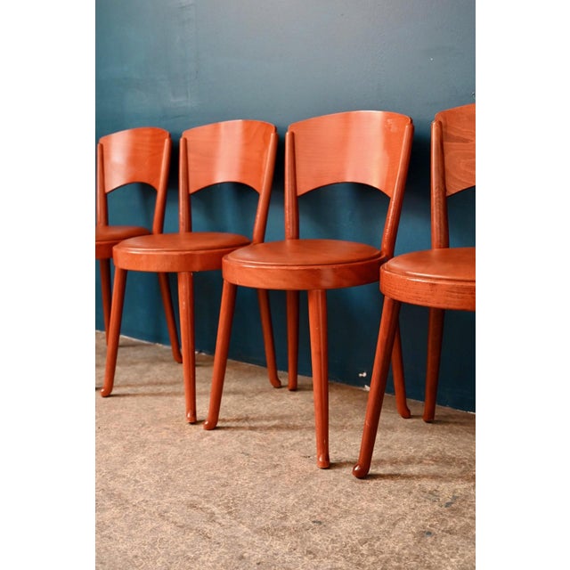 1980s Italian Chairs Model 464 by Enzo Berti for Montina International, 1970s, Set of 4 For Sale - Image 5 of 18