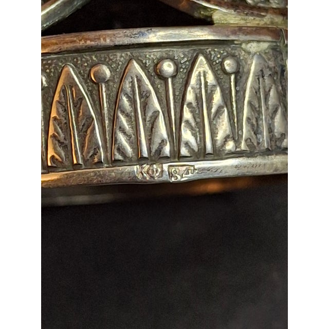 Antique Imperial 84 Silver Besamim Spice Tower Fabergé Kf Judaica 134g For Sale - Image 12 of 16