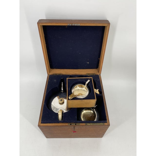 Victorian Sterling Silver Coffee and Tea Service by John & Thomas Turner, 1887, Set of 4 For Sale - Image 3 of 18