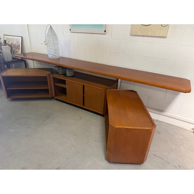 MG14 Modular Bookcase or Sideboard by Osvaldo Borsani for Tecno, 1960, Set of 3 For Sale - Image 9 of 12