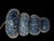 Vintage Blue Glazed Studio Pottery Stacked Ceramic Wind Bell Hanging Sculpture For Sale - Image 4 of 8