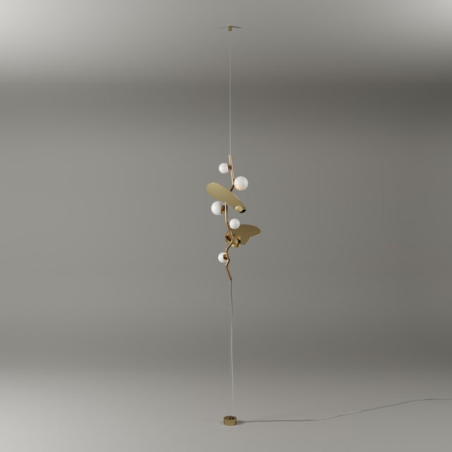 Goldenrod Almond II Pendant Lamp by Creativemary For Sale - Image 8 of 11