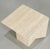 Mid 20th Century Pair of Travertine Post Modern Side Tables For Sale - Image 5 of 8