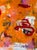 Abstract Christiane Corcelle "Orquevaux Orange Whispers" Mixed Media on BFK Paper, Framed Abstract Painting in Vivid Orange and Red, 2024 For Sale - Image 3 of 9