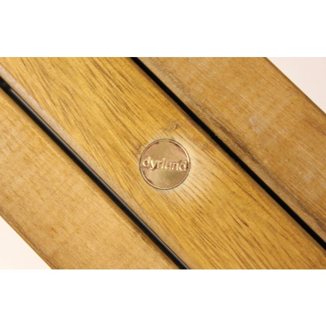 Mid 20th Century Oval Extending Danish Teak Dining Table by Dyrlund For Sale - Image 15 of 16