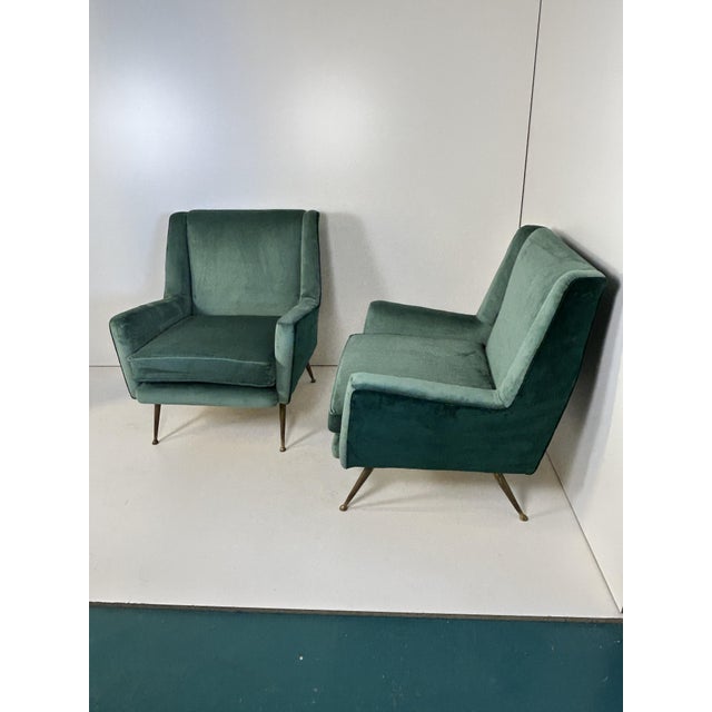 1950s Conversation Chairs, 1950s, Set of 2 For Sale - Image 5 of 14