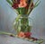 Nancy Tilles Reigning Gladiolas Original Oil on Linen - Life Size For Sale In West Palm - Image 6 of 7