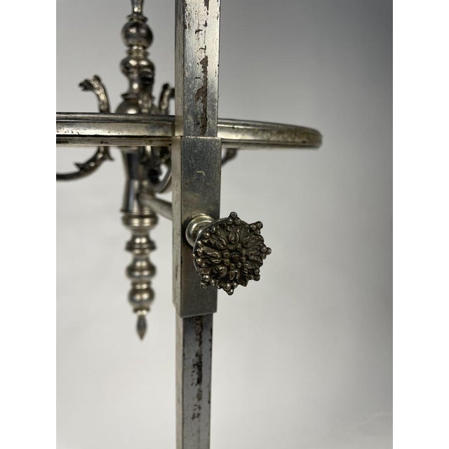 Liberty Umbrella Holder in Pink Marble and Silver Metal, 1920s For Sale - Image 6 of 15