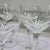 Vintage Hoya Crystal Japan Cut Crystal Wine Glasses – Set of 6 with Original Satin Case For Sale In Dallas - Image 6 of 10