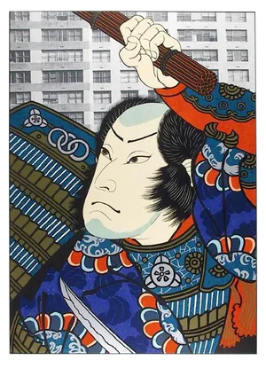 Michael Knigin, Rikaku (After Kunishige), Serigraph