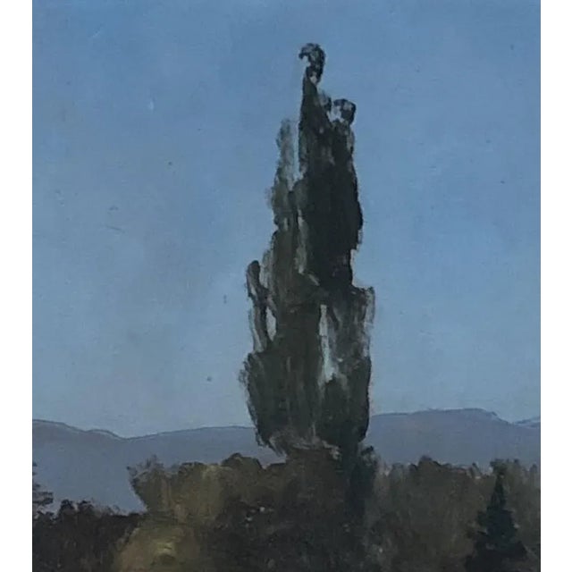 Christian Zwahlen, Rural Landscape, Oil on Wood, Framed For Sale - Image 4 of 9