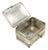 Plated Brass Sugar Bowl from Henneberg Brothers, Warsaw, Poland, 19th Century For Sale