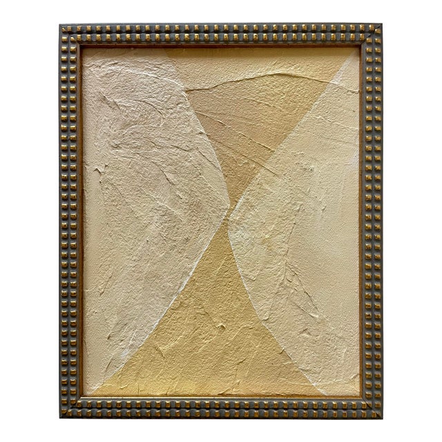 2025 "Uguale" Abstract Minimalist Painting on Canvas by r.k. Red For Sale