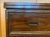 Wood MCM Henredon Campaign Style Walnut and Rattan Rolling Bar/Cabinet W/ Expandable Flip Top For Sale - Image 7 of 12