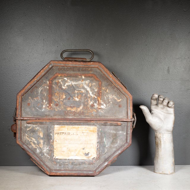 Vintage MGM Film Reel Travel Case c.1930 For Sale - Image 9 of 9