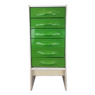 Space Age 1970s Six Drawer Chest by Giovanni Maurer for Treco For Sale