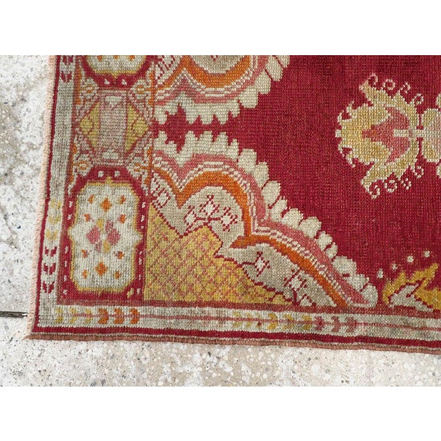 Textile Galerie Shabab Collection Mid-20th Century Turkish Oushak Rug For Sale - Image 7 of 10
