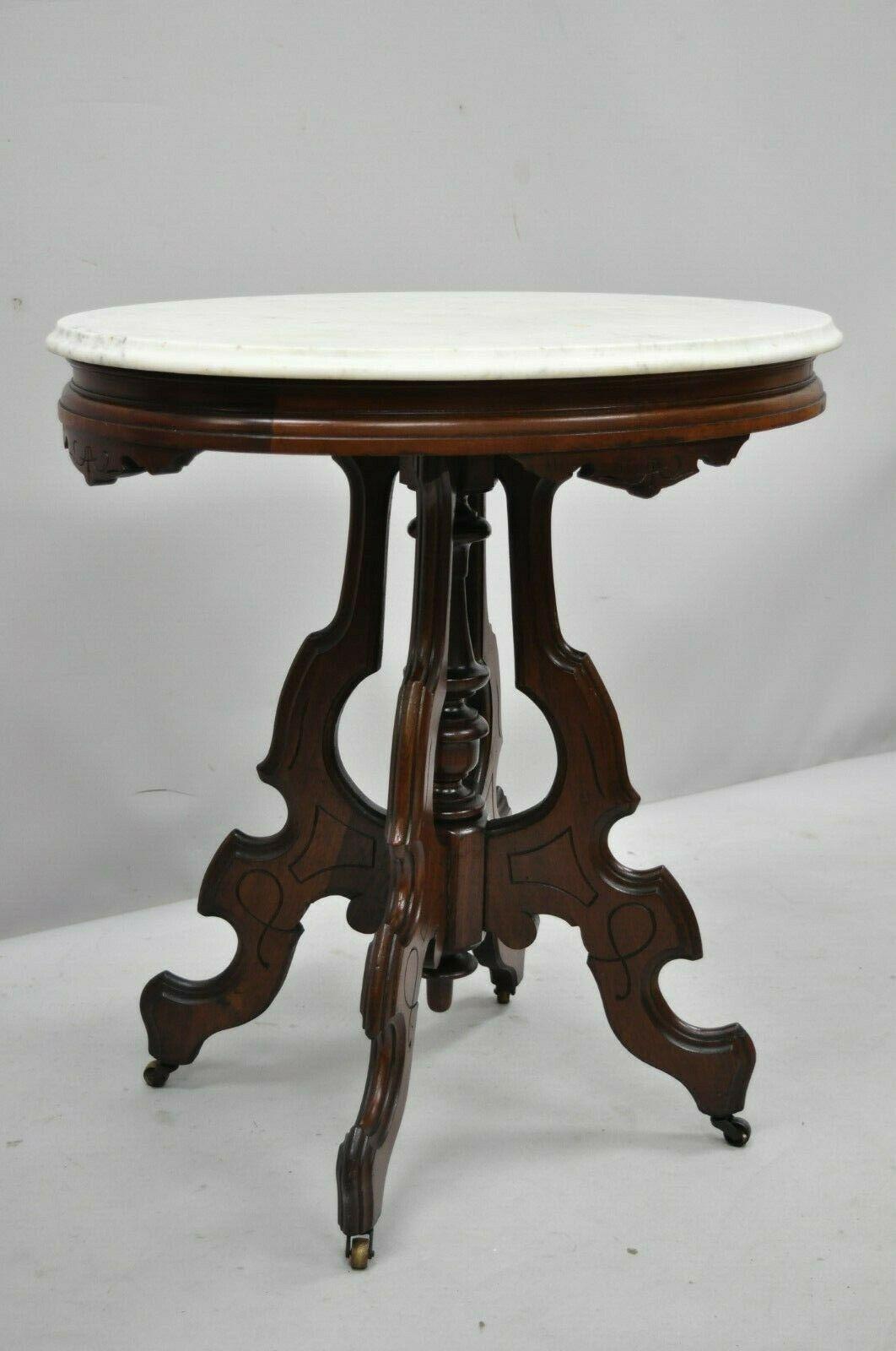 oval lamp table