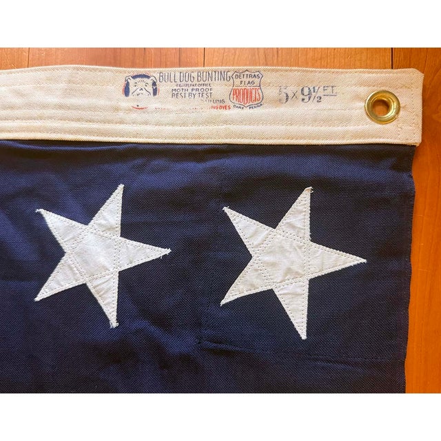 American Antique American Flag With 48 Stars For Sale - Image 3 of 3