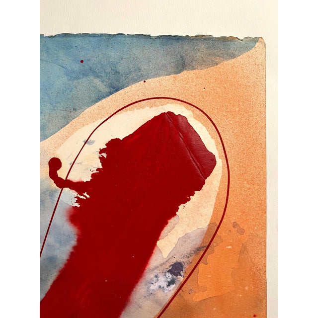 Mid 20th Century Michael Knigin, MIchael Knigin Abstract Pop Art Surrealism Acrylic Painting For Sale - Image 5 of 9