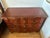 Theodore Alexander Red Leather-Wrapped Serpentine Three-Drawer Chest With Gilt Decoration For Sale - Image 12 of 16