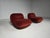 Red Jumbo Lounge Chair by Alberto Rosselli for Saporiti Italia, Italy, 1970s For Sale - Image 8 of 12