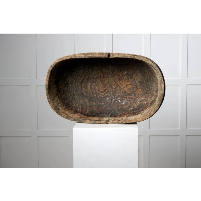 Antique Swedish Handmade Birch Root Bowl, 18th Century For Sale - Image 6 of 8