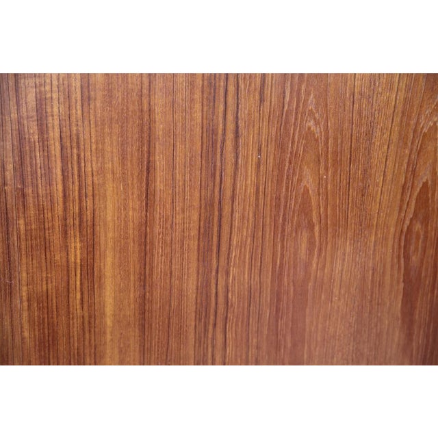 Vintage Danish Teak Dining Table and Chairs, 1970s, Set of 7 For Sale - Image 9 of 14