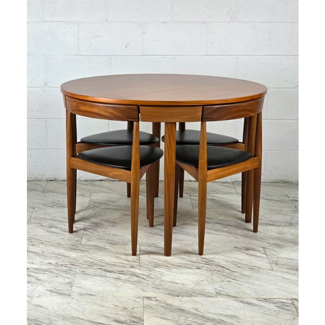 Incredible 'Roundette' Dining Set By Hans Olsen For Frem Røjle. Fully Refinished & In Stellar Condition. Includes Table &...