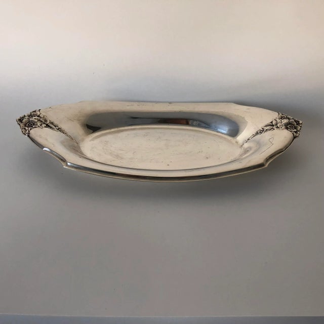 Victorian Vintage Wilcox Silver Plate Bread Tray For Sale - Image 3 of 7