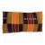 African Kente Cloth Throw Lumbar Pillow 17" W For Sale